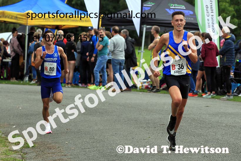 Senior mens Northern 6 Stage Relay, 2023 Northern 6 and 4 Stage Relays and Youngsters, Birkenhead Park, Wirral.  Photo: David T. Hewitson/Sports for All Pics
